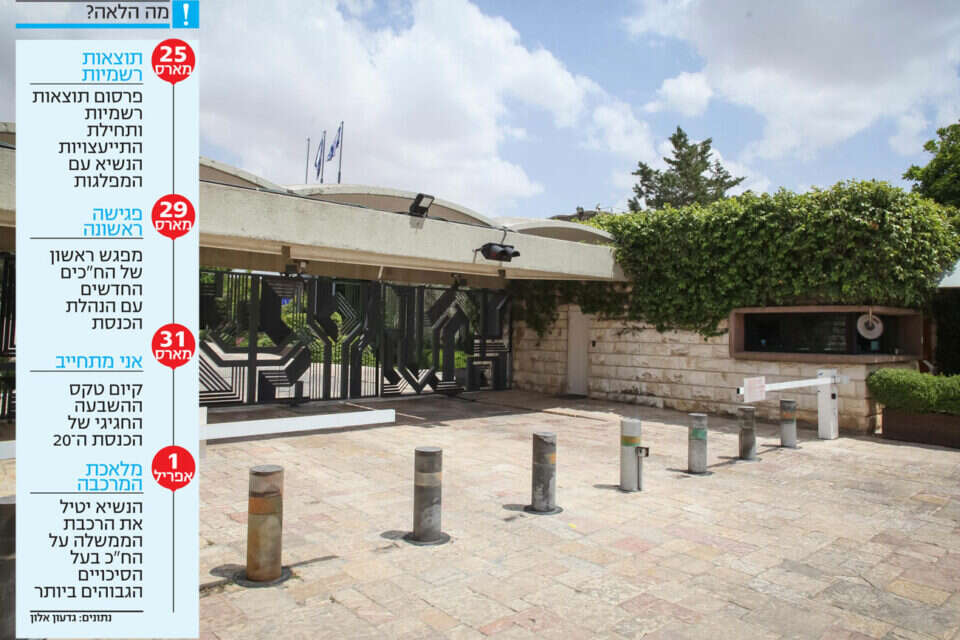בית הנשיא בירושלים /// צילום: אורי לנץ // בית הנשיא בירושלים. מתחילים בהתייעצויות , 
