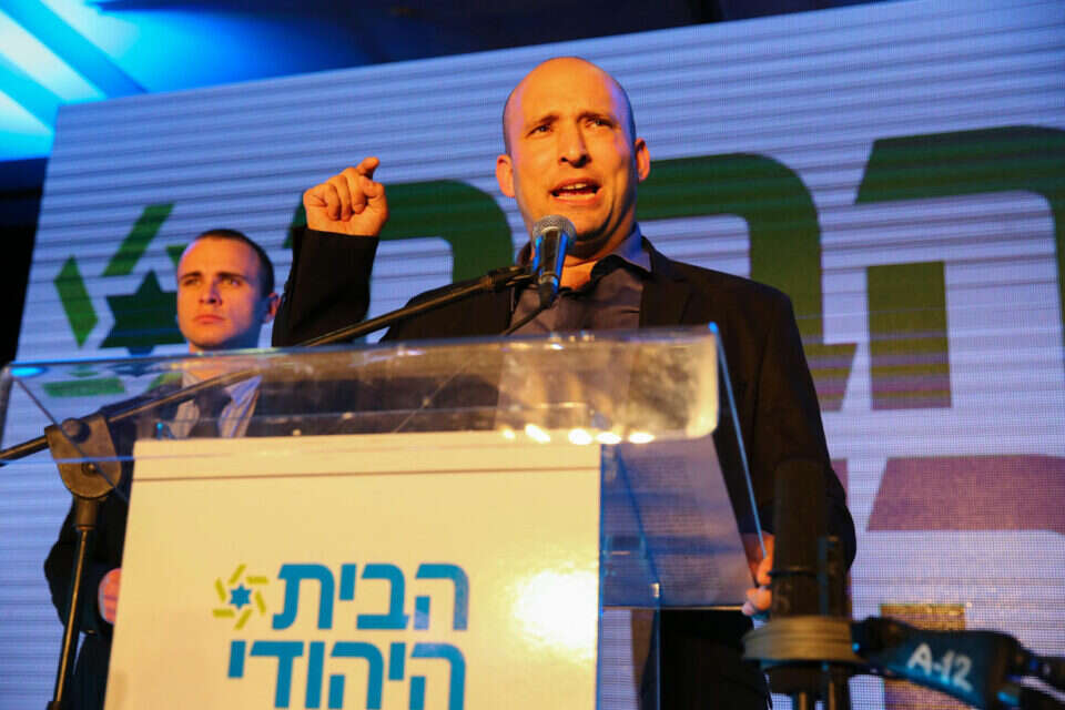 בנט. כבר לא הקול המכריע // צילום: לירון מולדובן // בנט. כבר לא הקול המכריע ,