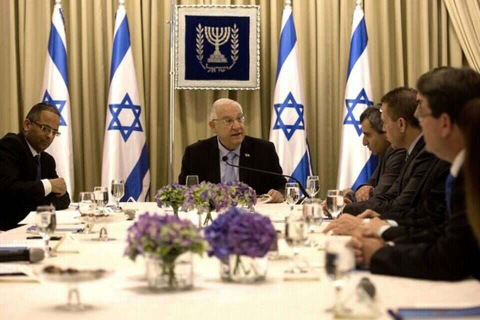 צילום: אי. אף. פי // ריבלין, היום ,