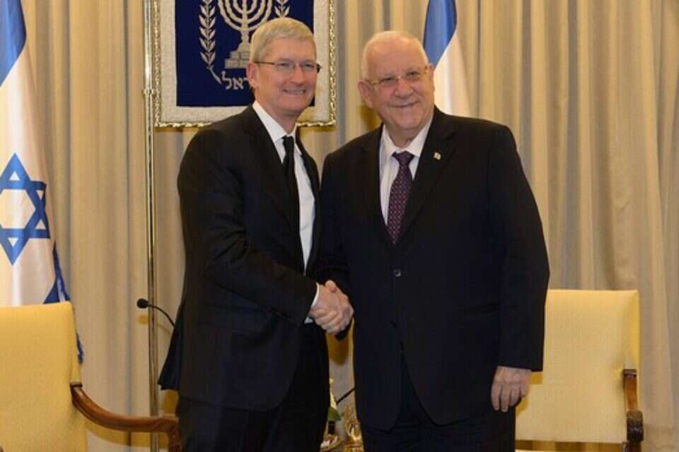הנשיא והמנכ"ל, אתמול // צילום: עמוס בן גרשום / לע"מ // הנשיא והמנכ"ל, אתמול ,