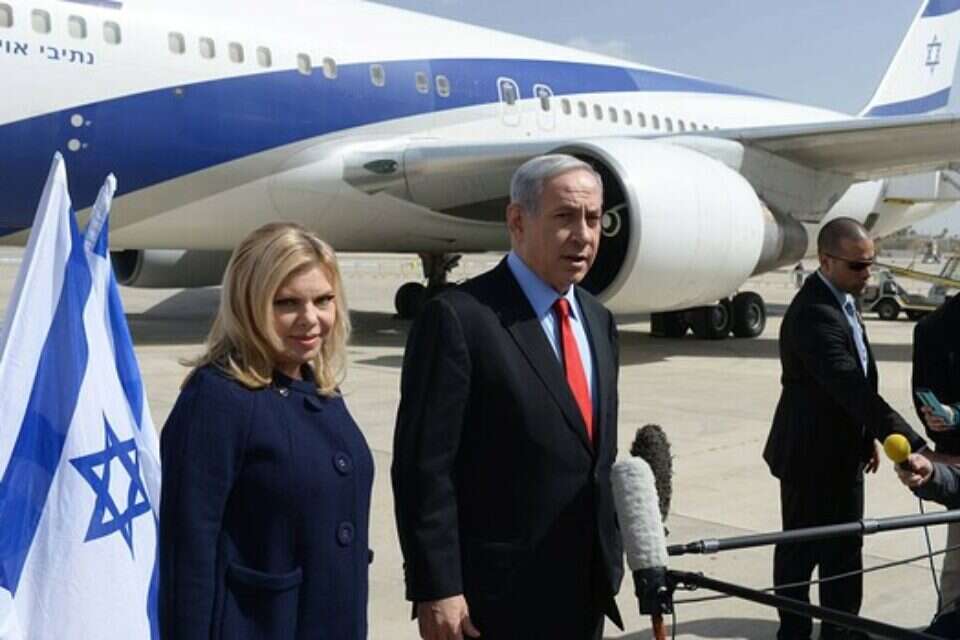נתניהו ורעייתו ממריאים לארצות הברית // נתניהו ורעייתו ממריאים לארצות הברית ,