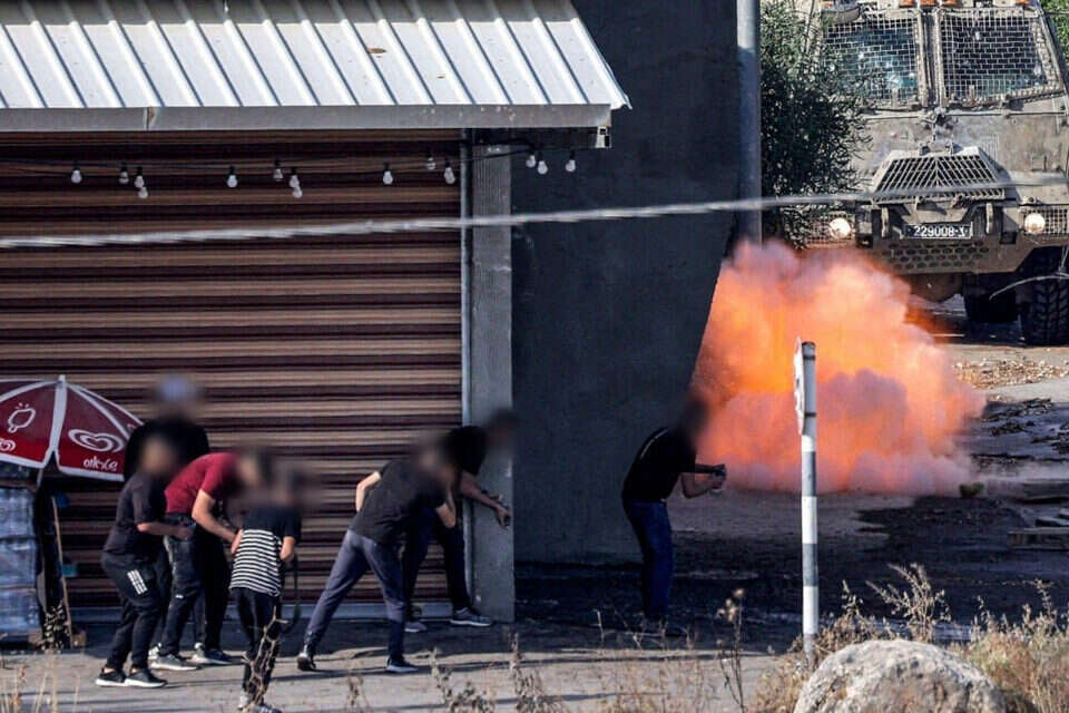 זריקת אבנים בג'נין, ארכיון , רשתות ערביות