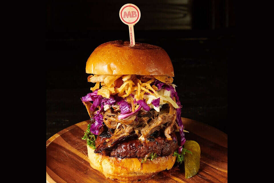 המבורגר ביותר מ-600 שקלים , Mocha burger