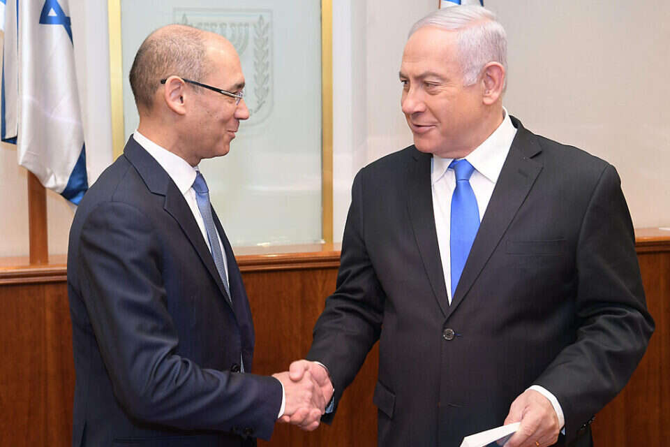 רה"מ נתניהו ונגיד בנק ישראל פרופ' אמיר ירון (ארכיון)