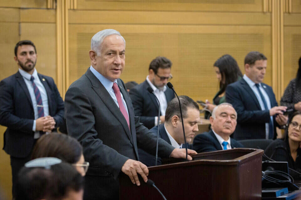 רה"מ נתניהו בישיבת סיעת הליכוד , אורן בן  חקון