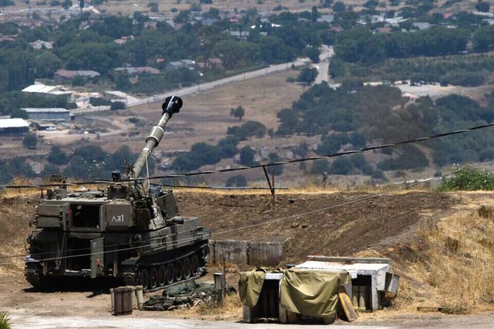 ירי פגזים לתוך שטח לבנון, אתמול בגבול הצפוני