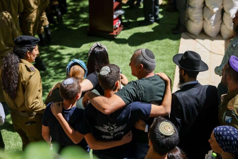 הלווית החייל שילה יוסף אמיר בהר הרצל , חיים גולדברג/פלאש90