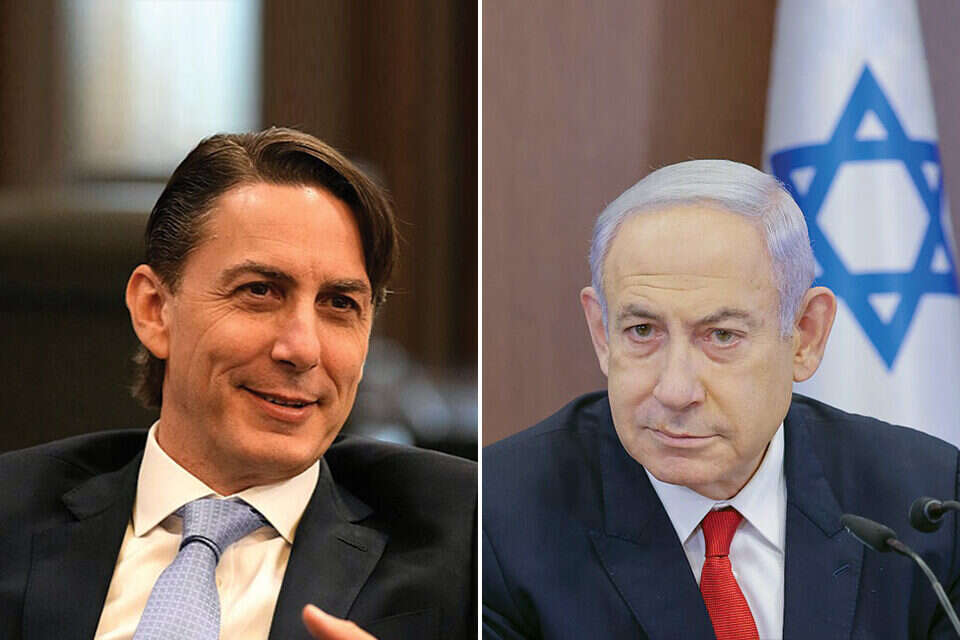 נתניהו והשליח המיוחד של ביידן, עמוס הוכשטיין