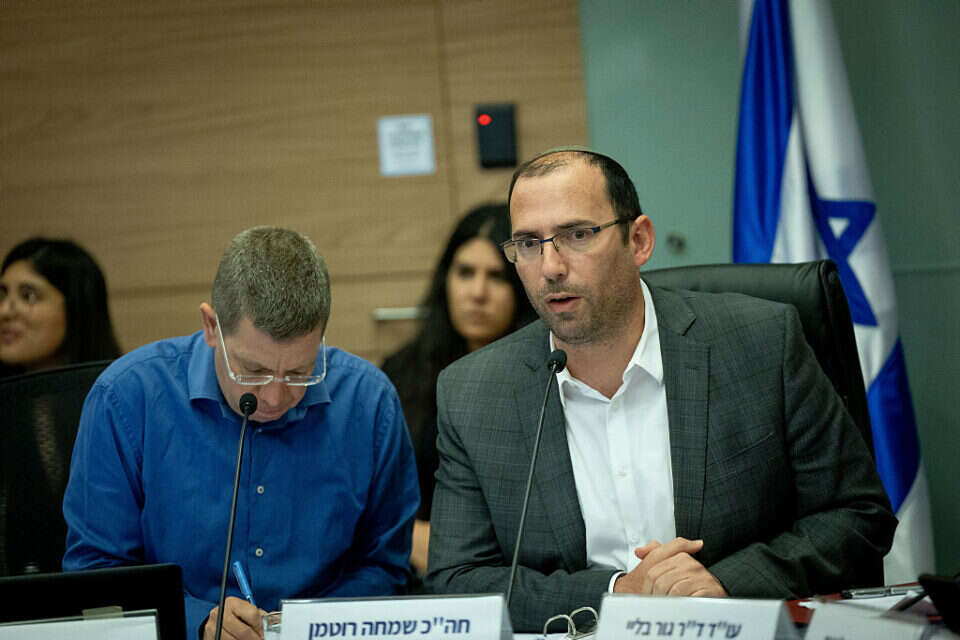 חה"כ שמחה רוטמן בוועדת החוקה , יונתן זינדל/פלאש90