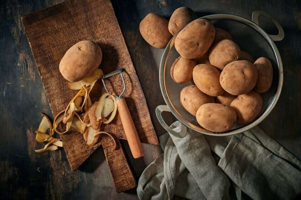 תפוחי אדמה טריים. מומלץ לאחסן במקום קריר ויבש , MY SOCIAL