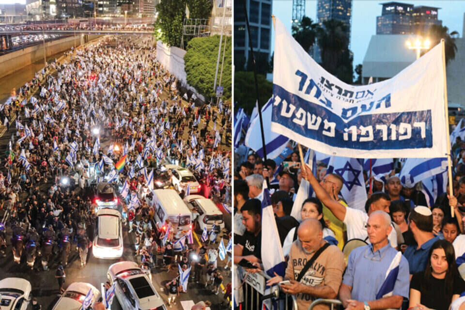 תומכי ומתנגדי הרפורמה המשפטית , רויטרס, גדעון מרקוביץ'