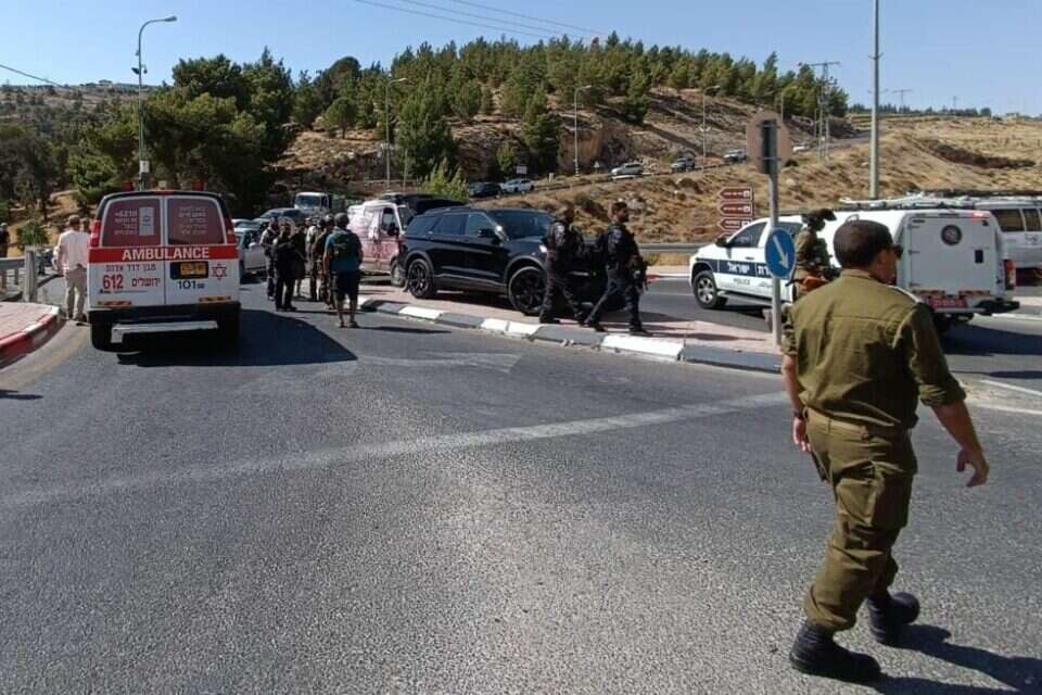 זירת הפיגוע בגוש עציון , תיעוד מבצעי מד"א
