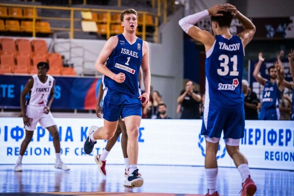 דני וולף עם נועם יעקב, אתמול בגמר הגדול , FIBA