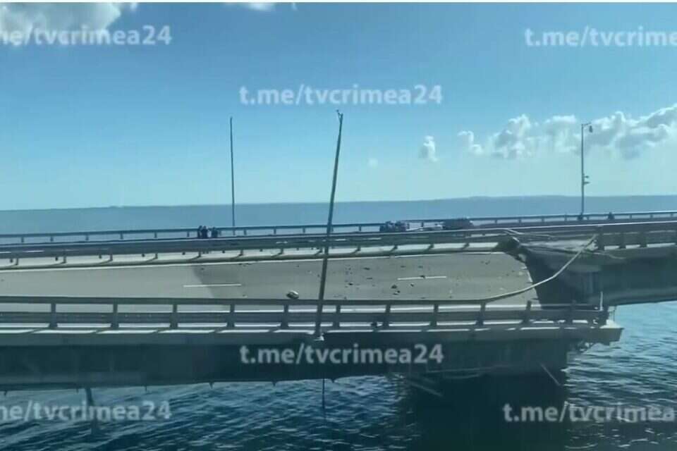 תוצאת הפיצוץ בגשר קרים , רשתות חברתיות