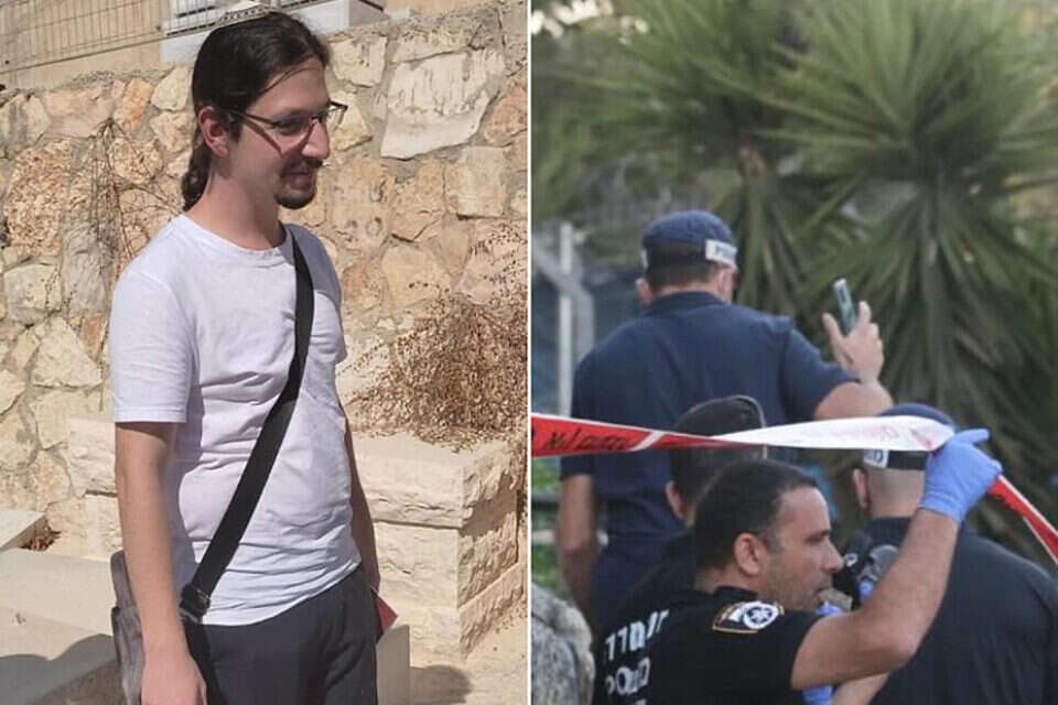 אור סייר וזירת הדקירה בירושלים