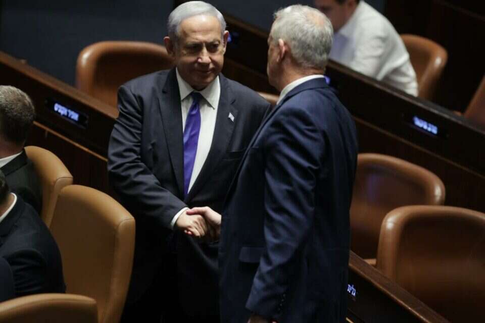 נתניהו וגנץ , אורן בן חקון