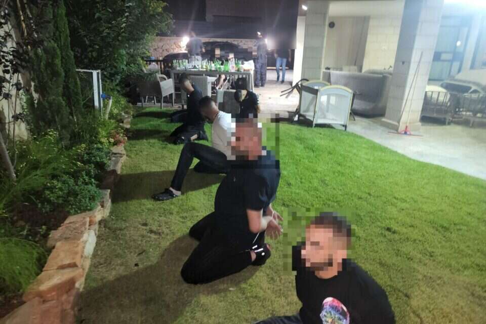 ממסיבת רווקים - לתא המעצר. העצורים בעראבה , דוברות המשטרה