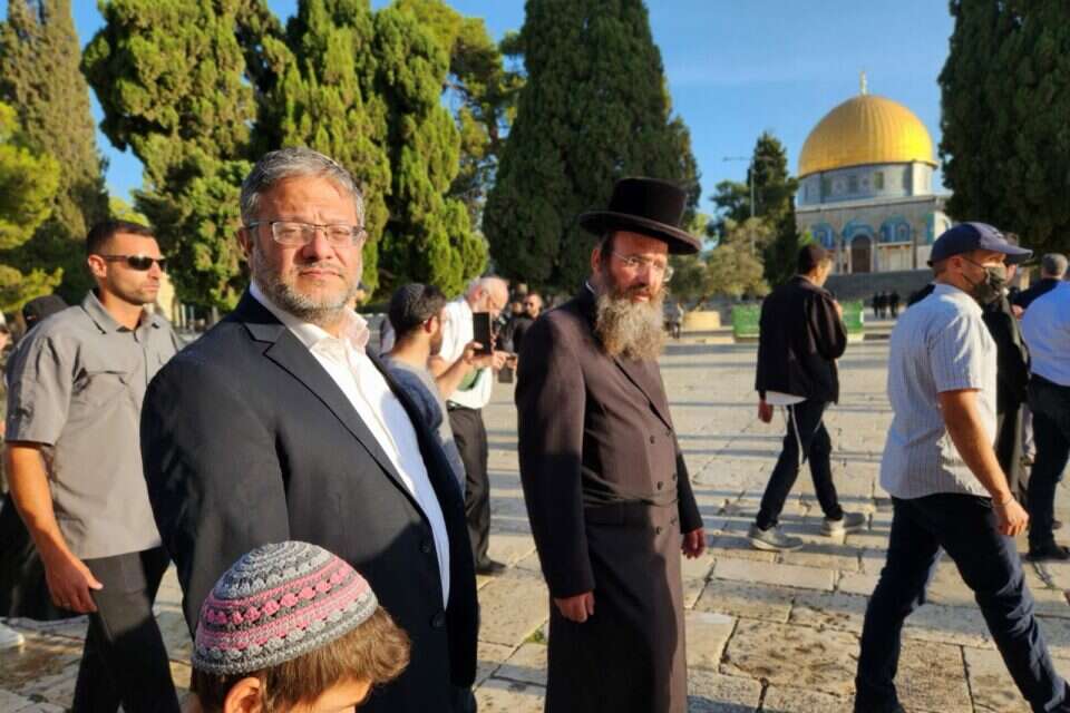 בתשעה באב, השר איתמר בן גביר עלה להר הבית