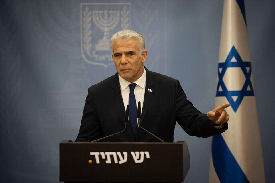 יו"ר האופוזיציה יאיר לפיד , אורן בן חקון