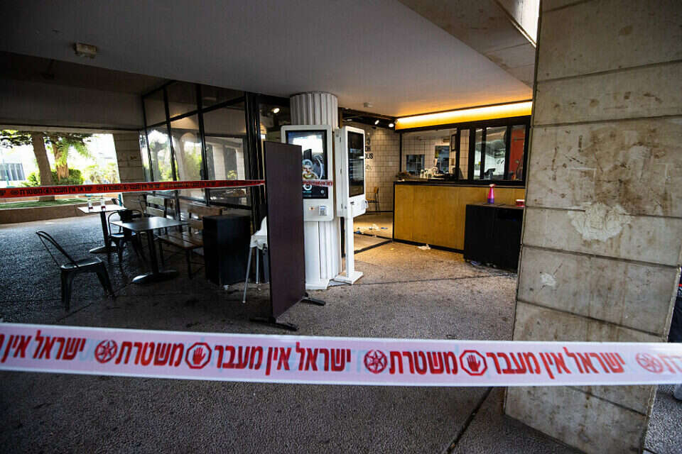 זירת הפיגוע במעלה אדומים