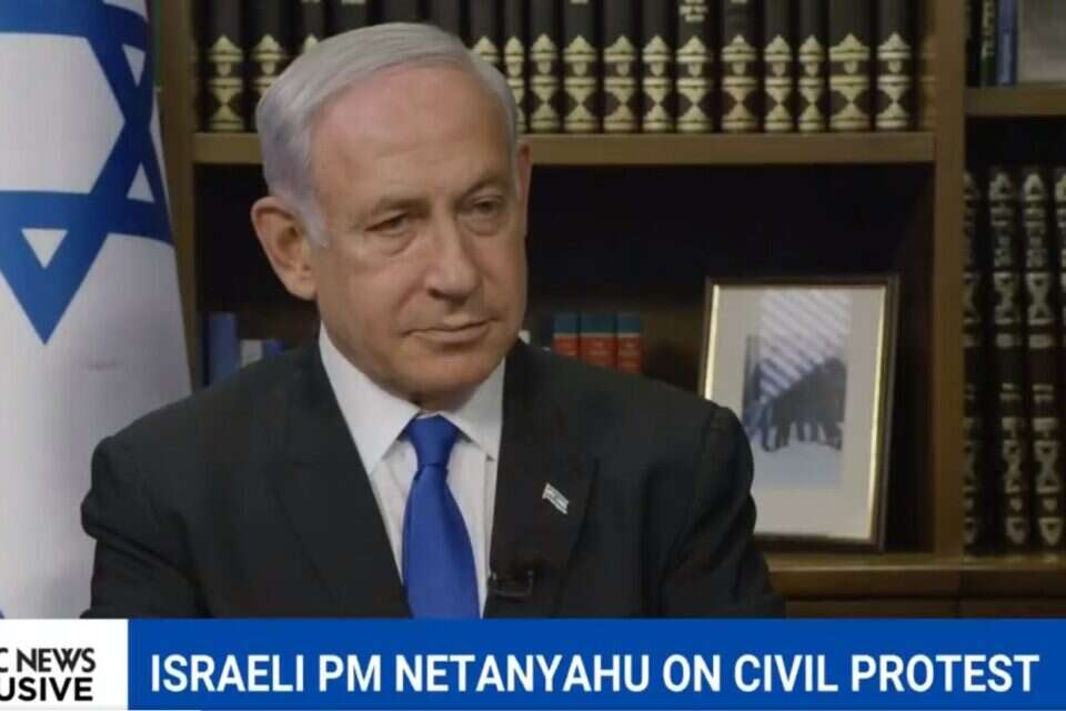 נתניהו. שוב פעם מתחמק , מתוך הראיון ב-NBC