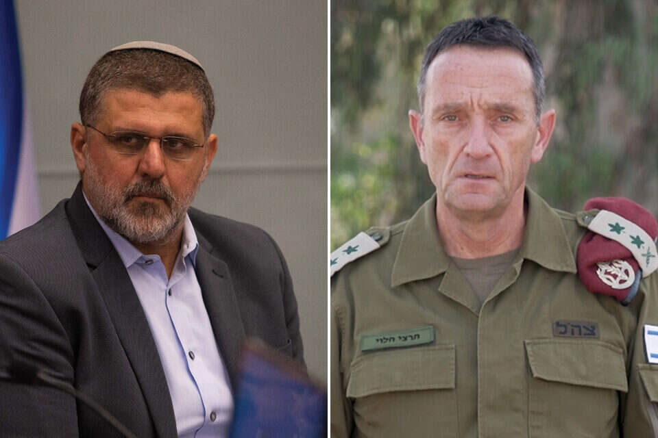 הרמטכ"ל הרצי הלוי וח"כ אביחי בוארון , דובר צהל, אורן בן חקון