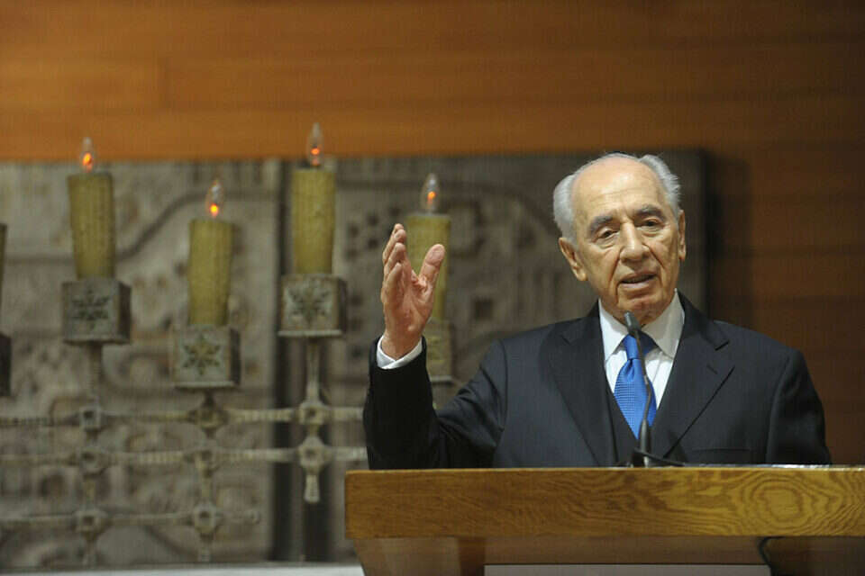 שמעון פרס , עמוס בן גרשום לע"מ