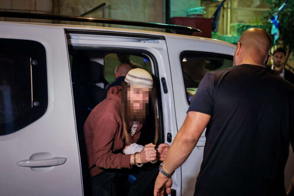 אחד מהחשודים במעורבות באירוע , צילום: חיים גולדברג/פלאש90