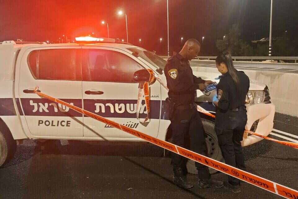 החיסול סמוך למחלף להבים , דוברות המשטרה