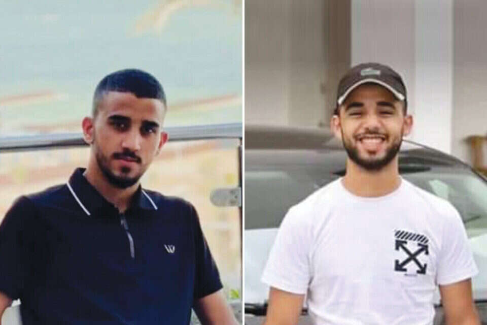 איבראהים נידאל שיח' אלעיד ושריף אניס שיח' אלעיד שנורו למוות סמוך ללהבים