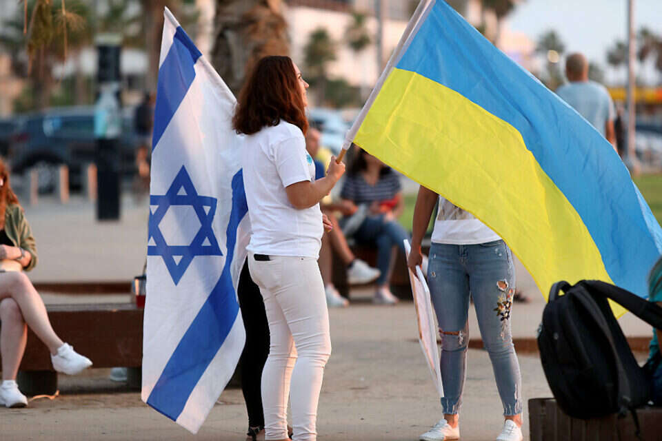 צעדת הזדהות עם אוקראינה בתל אביב, 2022 , גדעון מרקוביץ
