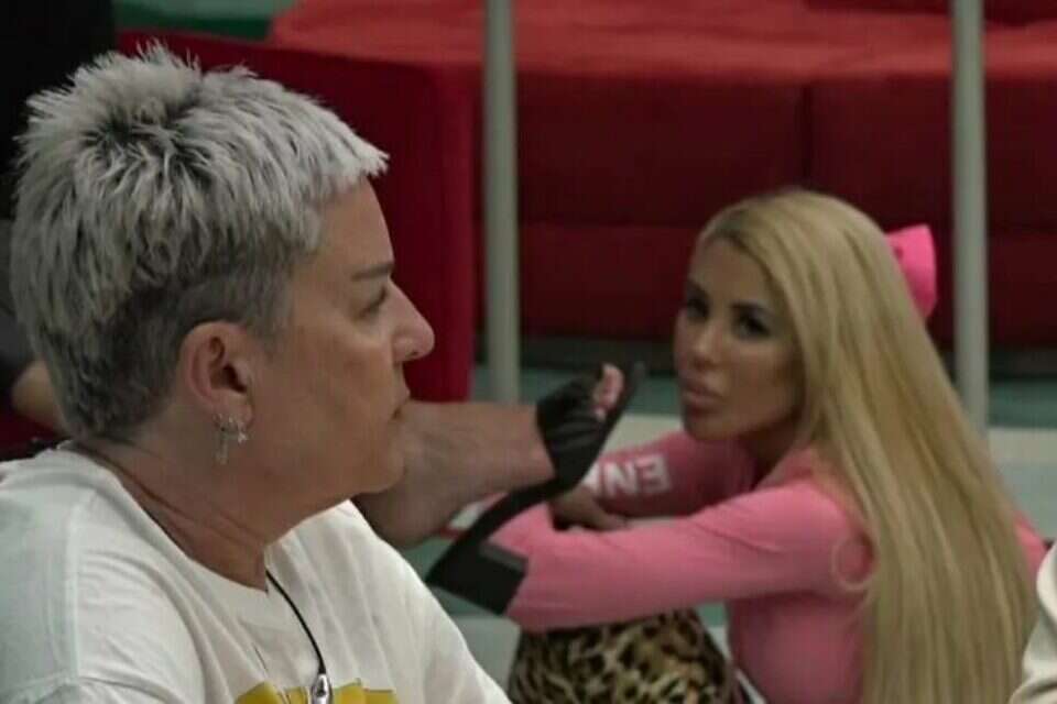 לרה וסתיו בבית "האח הגדול" , צילום מסך