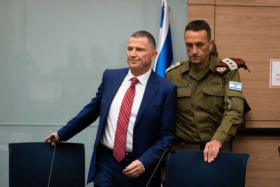 יולי אדלשטיין והרמטכ"ל הרצי הלוי , אורן בן חקון