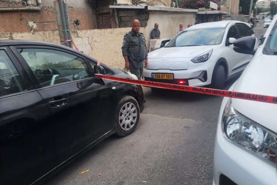 זירת ירי בג'סר א זרקא (ארכיון) , דוברות המשטרה