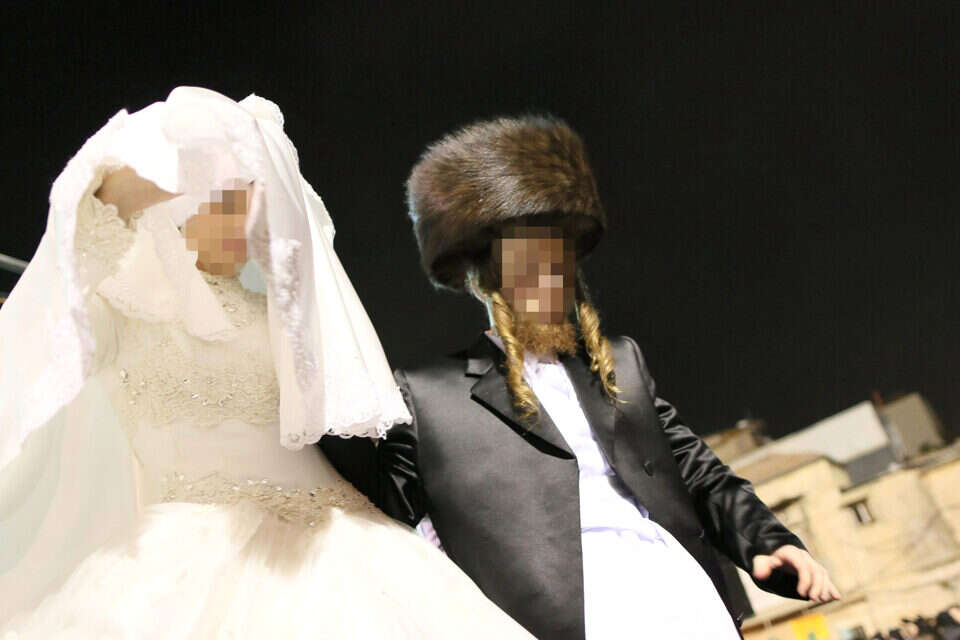 חתונה חרדית. (למצולמים אין קשר לידיעה)