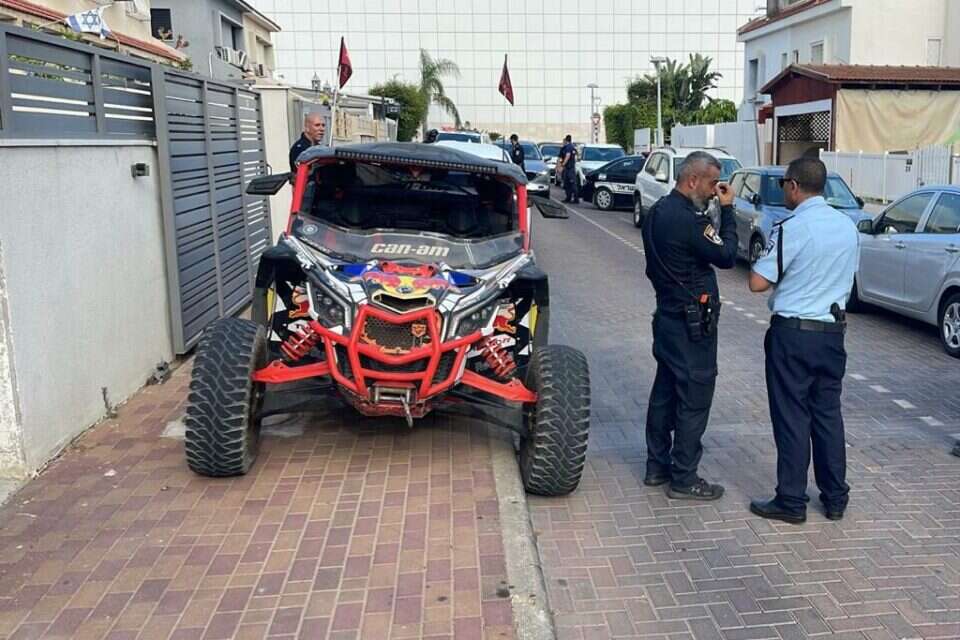 רכב הבאגי שעפ״י החשד פגע במתנדב ,