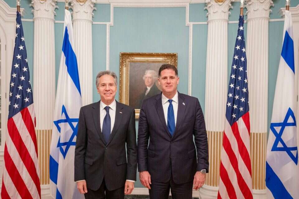 דרמר ובלינקן (ארכיון) , מתוך טוויטר