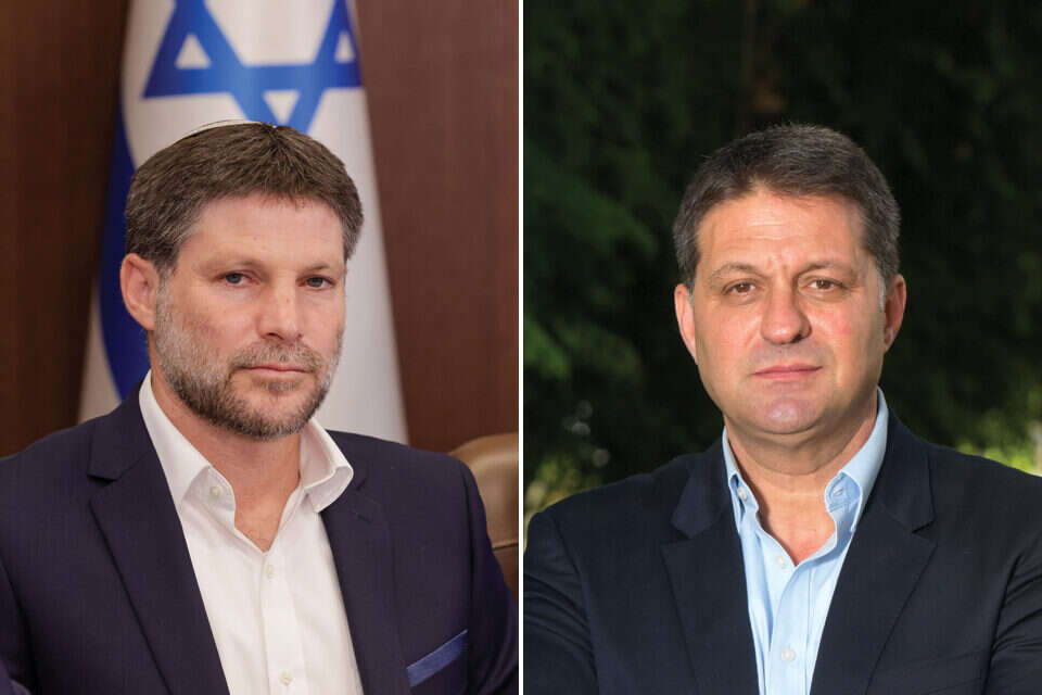 יו"ר השלטון המקומי ביבס והשר סמוטריץ'