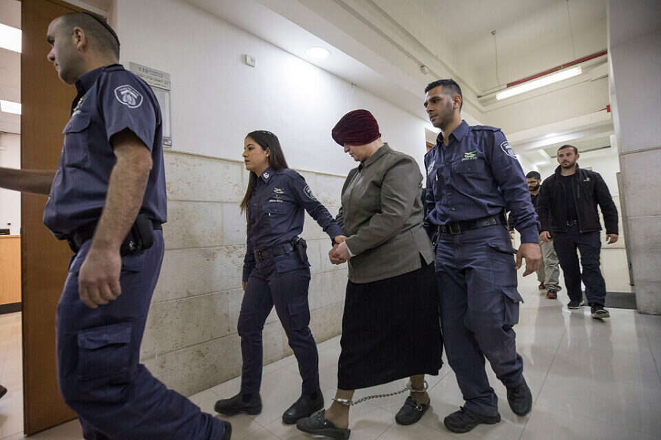 מלכה לייפר בבית המשפט בירושלים (ארכיון) , אי.פי.איי