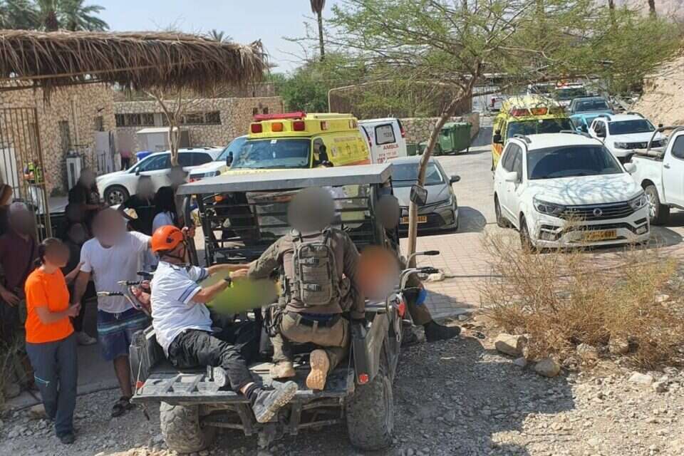 פינוי פצועים מאזור עין גדי  ,  תיעוד מבצעי מד"א