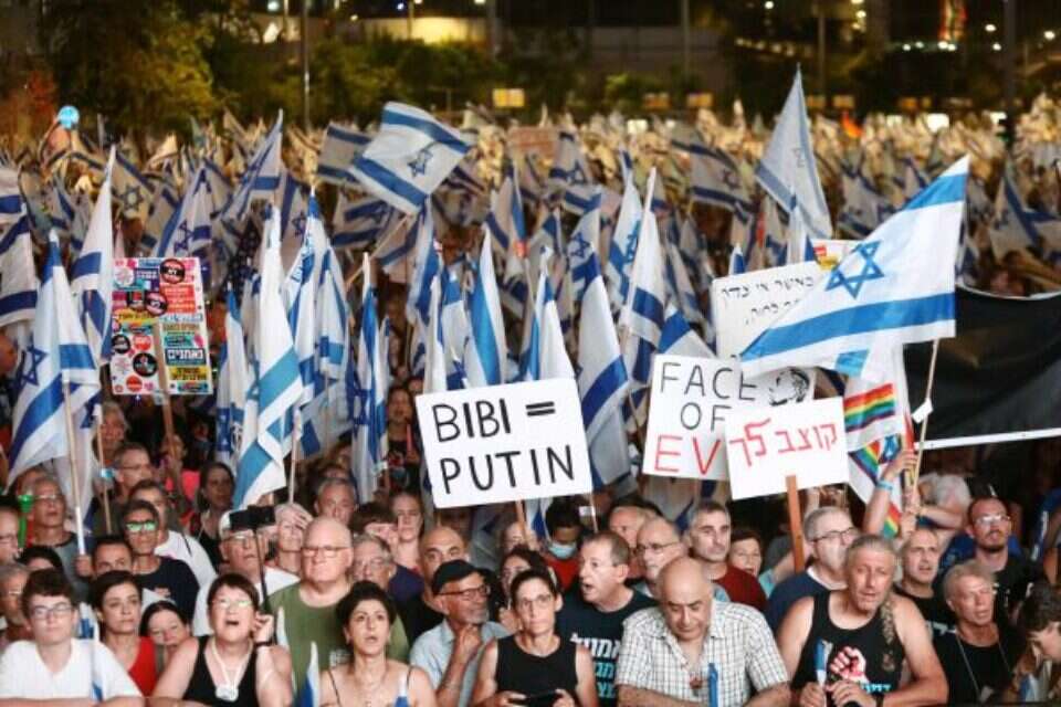 המחאה בת"א, אמש , גדעון מרקוביץ'