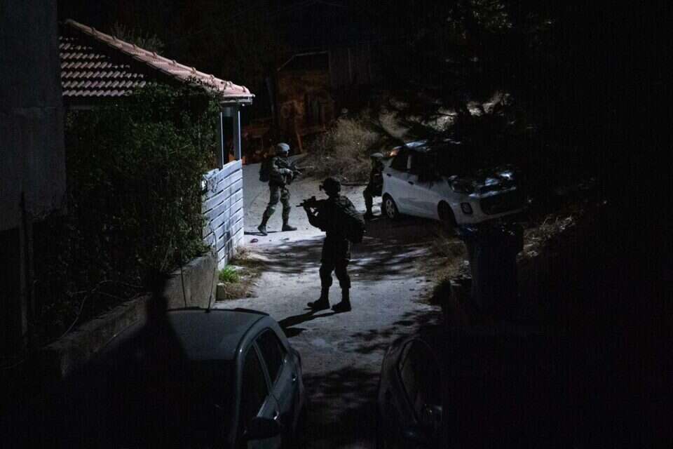 פעילות כוחות צה"ל ביו"ש הלילה