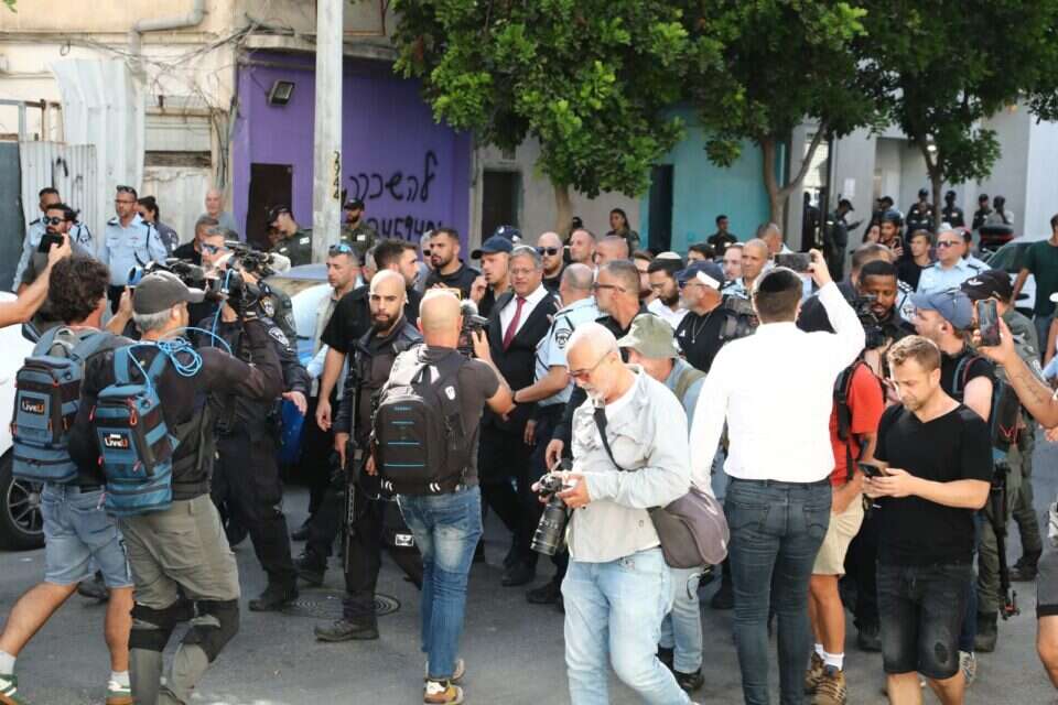 איתמר בן גביר בסיור בדרום תל אביב , גדעון מרקוביץ'