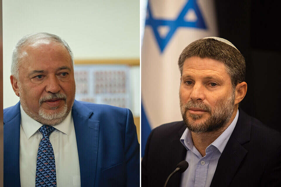 שר האוצר סמוטריץ' הודה: "מצבנו הכלכלי פחות טוב משהנחנו", קודמו בתפקיד ליברמן: "בוקר טוב אליהו" , אורן בן חקון, חיים גולדברג-פלאש 90