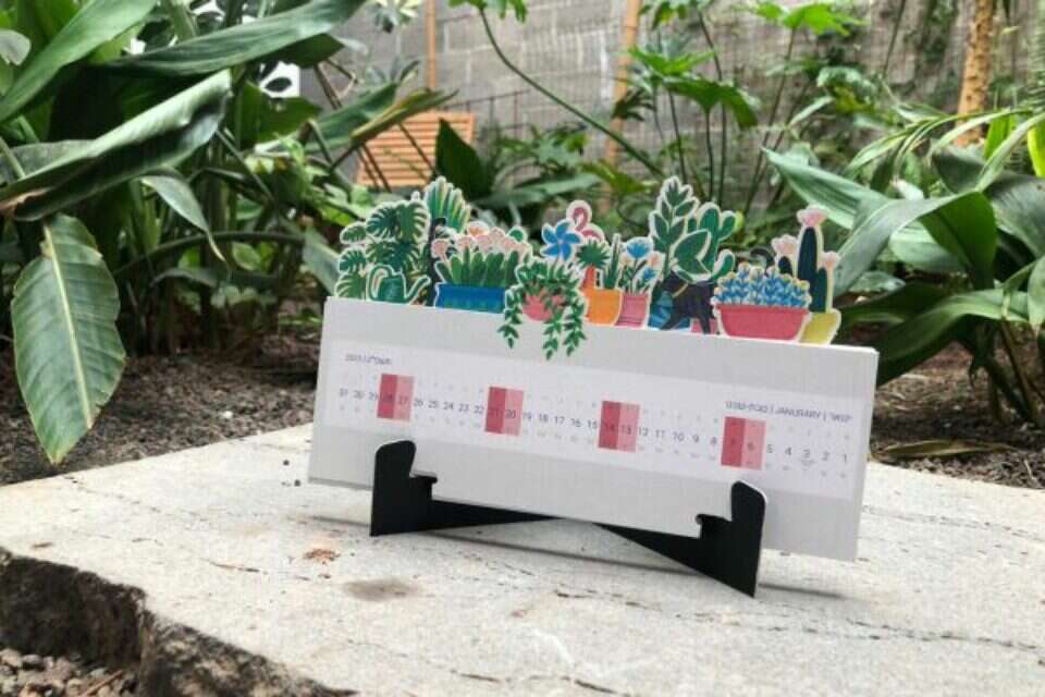 לוח שנה שולחני, גליה לוז, דגנית כהן , באדיבות טרמינל העיצוב בת ים