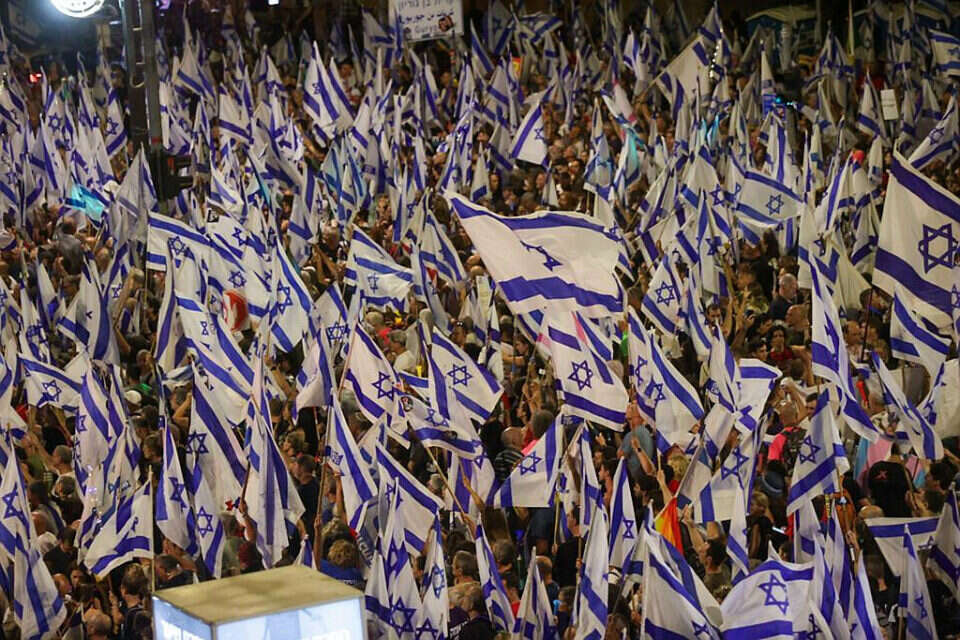 מחאה בירושלים נגד הרפורמה