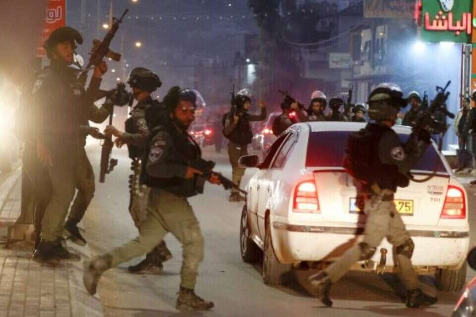 כוח של מג"ב בזמן פעילות מבצעית , אי.אף.פי