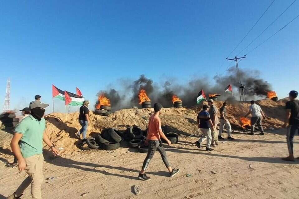 הפרות סדר בגבול עזה , רשתות ערביות