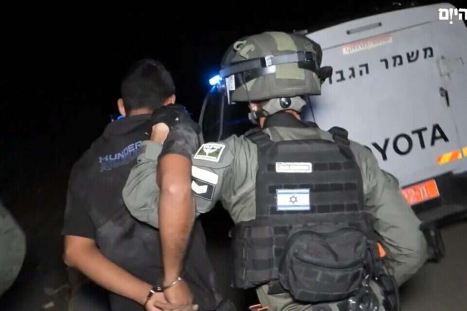 הפשיטה הלילית בנגב, מתוך הסרטון