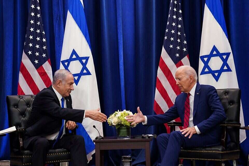 פגישת ביידן נתניהו , רויטרס